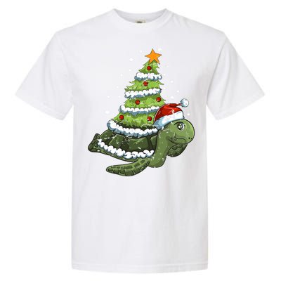 Christmas Tree Gifts Animal Turtle Garment-Dyed Heavyweight T-Shirt