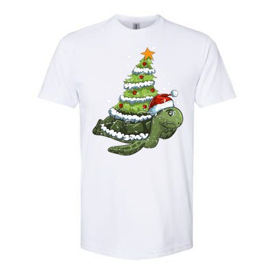 Christmas Tree Gifts Animal Turtle Softstyle CVC T-Shirt