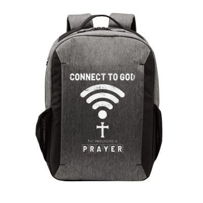 Connect To God The Password Is Prayer Vector Backpack