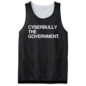 Cyberbully The Government Funny Gift Mesh Reversible Basketball Jersey Tank