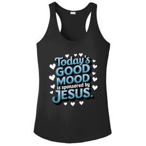 Christian TodayS Good Mood Is Sponsored By Jesus Ladies PosiCharge Competitor Racerback Tank