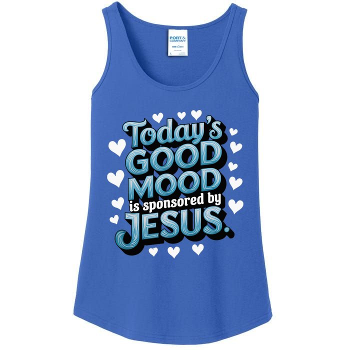 Christian TodayS Good Mood Is Sponsored By Jesus Ladies Essential Tank