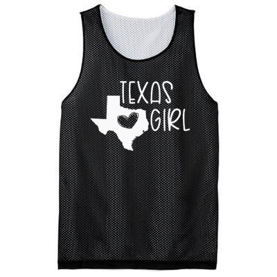 Cute Texas Girl I Love Texas Real Proud Texan Womens Mesh Reversible Basketball Jersey Tank