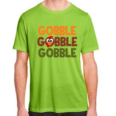 Cute Thanksgiving Gobble Gobble Humorous Gift Adult ChromaSoft Performance T-Shirt