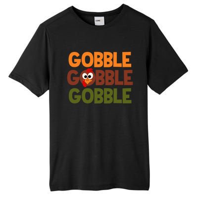 Cute Thanksgiving Gobble Gobble Humorous Gift Tall Fusion ChromaSoft Performance T-Shirt