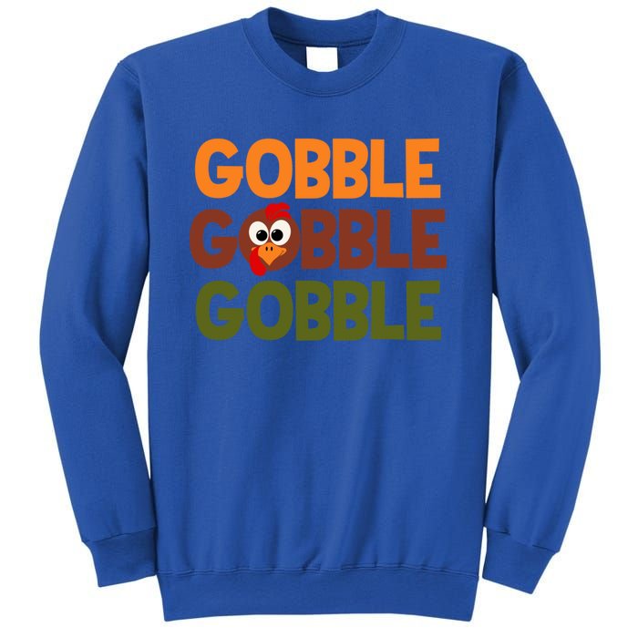 Cute Thanksgiving Gobble Gobble Humorous Gift Sweatshirt