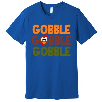 Cute Thanksgiving Gobble Gobble Humorous Gift Premium T-Shirt