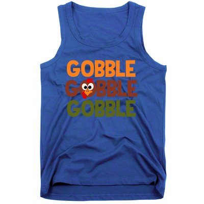 Cute Thanksgiving Gobble Gobble Humorous Gift Tank Top