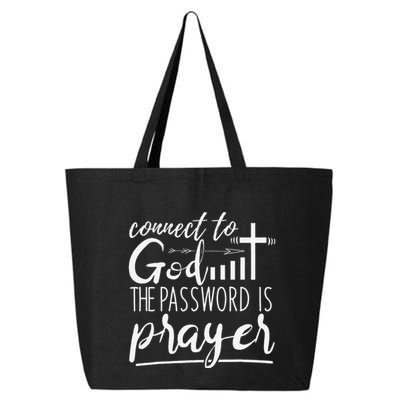 Connect To God Password Prayer Jesus Christian 25L Jumbo Tote