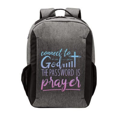 Connect To God Password Prayer Jesus Christian Vector Backpack