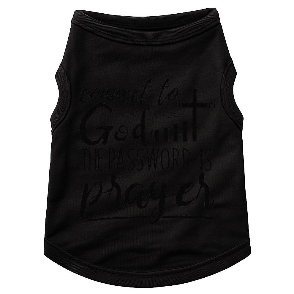 Connect To God Password Prayer Jesus Christian Doggie Tank