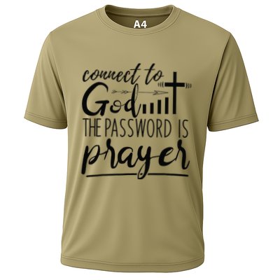 Connect To God Password Prayer Jesus Christian Performance Shirt