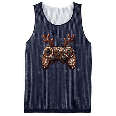 Christmas The Gamer Reindeer Video Gaming Mesh Reversible Basketball Jersey Tank