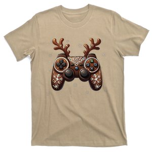 Christmas The Gamer Reindeer Video Gaming T-Shirt