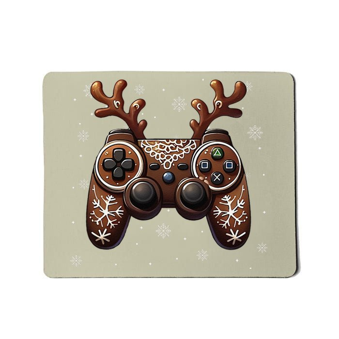 Christmas The Gamer Reindeer Video Gaming Mousepad