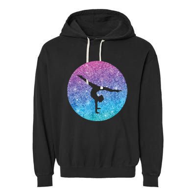 Cute Trendy Gymnastics Gift For Girl Teens And Women Garment-Dyed Fleece Hoodie