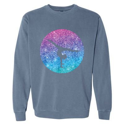 Cute Trendy Gymnastics Gift For Girl Teens And Women Garment-Dyed Sweatshirt