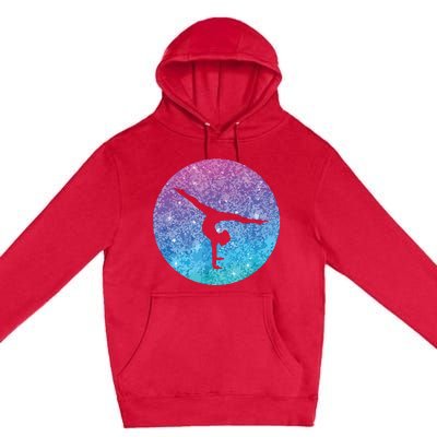 Cute Trendy Gymnastics Gift For Girl Teens And Women Premium Pullover Hoodie