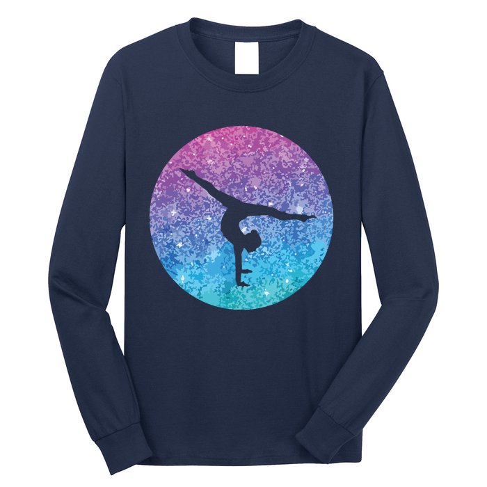 Cute Trendy Gymnastics Gift For Girl Teens And Women Long Sleeve Shirt