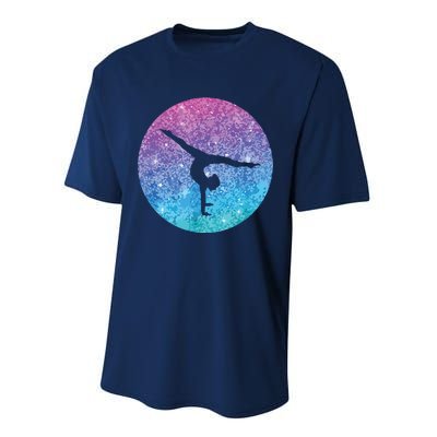 Cute Trendy Gymnastics Gift For Girl Teens And Women Performance Sprint T-Shirt