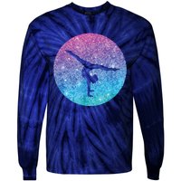 Cute Trendy Gymnastics Gift For Girl Teens And Women Tie-Dye Long Sleeve Shirt