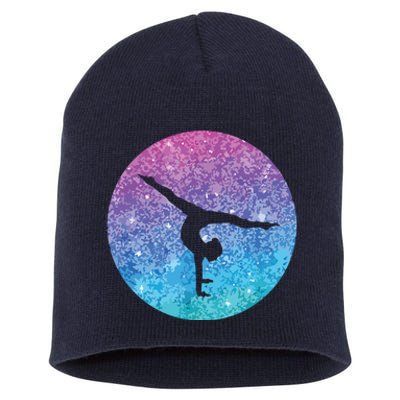 Cute Trendy Gymnastics Gift For Girl Teens And Women Short Acrylic Beanie