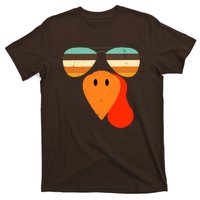 Cool Turkey Gobble Face Shades Funny Thanksgiving T-Shirt