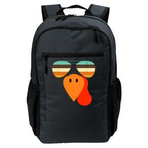 Cool Turkey Gobble Face Shades Funny Thanksgiving Daily Commute Backpack