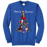 Christmas Tree Greater Swiss Mountain Dog Lover Xmas Gift Tall Sweatshirt