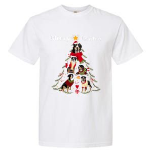 Christmas Tree Greater Swiss Mountain Dog Lover Xmas Gift Garment-Dyed Heavyweight T-Shirt