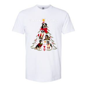 Christmas Tree Greater Swiss Mountain Dog Lover Xmas Gift Softstyle CVC T-Shirt