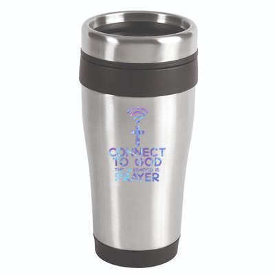 Connect To God Password Prayer Jesus Christian 16oz Travel Tumbler