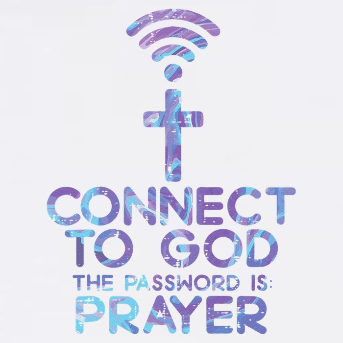 Connect To God Password Prayer Jesus Christian Cooling Performance Crew T-Shirt