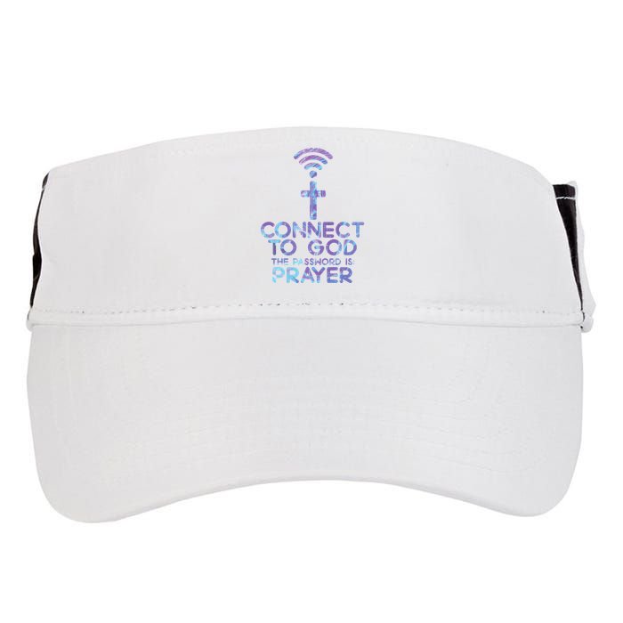 Connect To God Password Prayer Jesus Christian Adult Drive Performance Visor