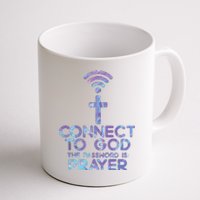 Connect To God Password Prayer Jesus Christian Coffee Mug