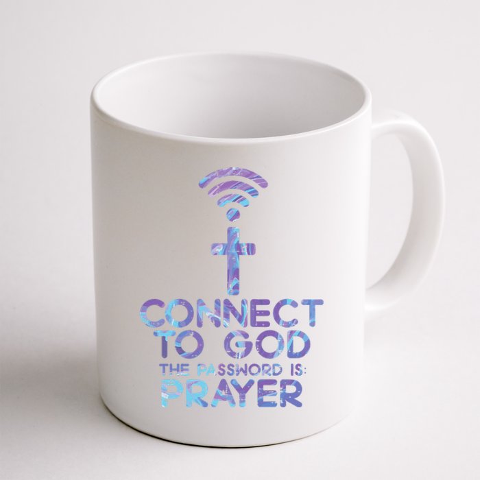 Connect To God Password Prayer Jesus Christian Coffee Mug