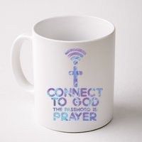 Connect To God Password Prayer Jesus Christian Coffee Mug