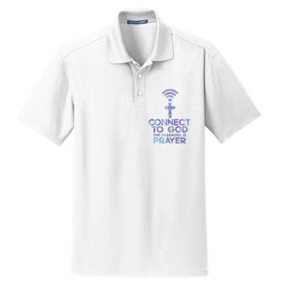 Connect To God Password Prayer Jesus Christian Dry Zone Grid Polo