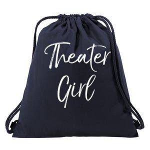 Cute Theatre Gift Broadway Lovers Theater Girl Cool Gift Drawstring Bag