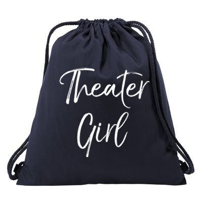 Cute Theatre Gift Broadway Lovers Theater Girl Cool Gift Drawstring Bag