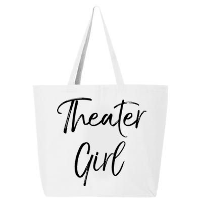 Cute Theatre Gift Broadway Lovers Theater Girl Cool Gift 25L Jumbo Tote