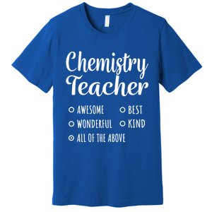 Chemistry Teacher Gift Funny Gift Cool Gift Premium T-Shirt