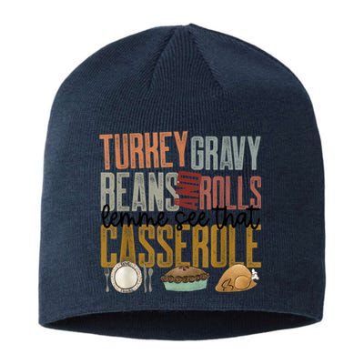 Cute Turkey Gravy Beans And Rolls Let Me See That Casserole Sustainable Beanie