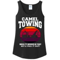 Camel Towing Gift Funny Retro Camel Towing Funny Halloween Gift Ladies Essential Tank