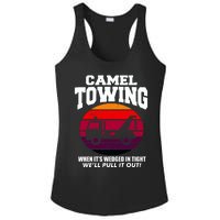 Camel Towing Gift Funny Retro Camel Towing Funny Halloween Gift Ladies PosiCharge Competitor Racerback Tank