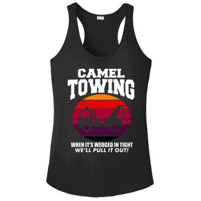 Camel Towing Gift Funny Retro Camel Towing Funny Halloween Gift Ladies PosiCharge Competitor Racerback Tank