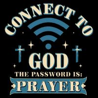 Connect To God The Password Is Prayer Jesus City Backpack