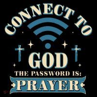Connect To God The Password Is Prayer Jesus Impact Tech Backpack