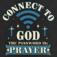 Connect To God The Password Is Prayer Jesus Adult Drive Performance Visor