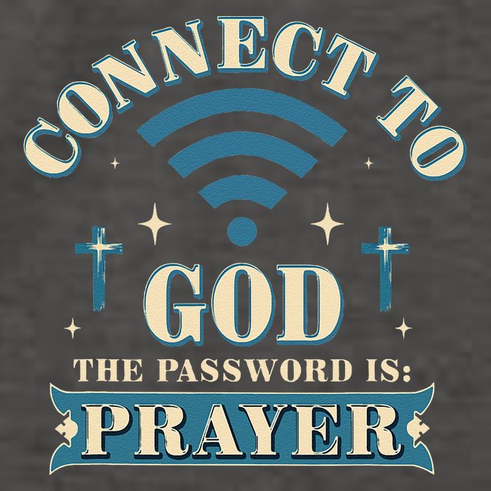 Connect To God The Password Is Prayer Jesus Vector Backpack